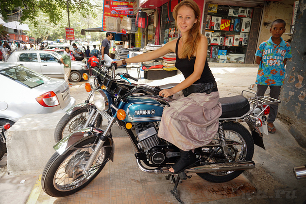 покупка мотоцикла в Индии 
